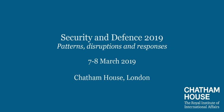 ShephardNews's tweet image. Shephard Media is pleased to announce our media partnership with Security and Defence 2019. Join discussions with NATO, European Commission and international ministries of defence at @ChathamHouse Security and Defence Conference on 7-8 March: cht.hm/2zYpgzv #CHSecurity