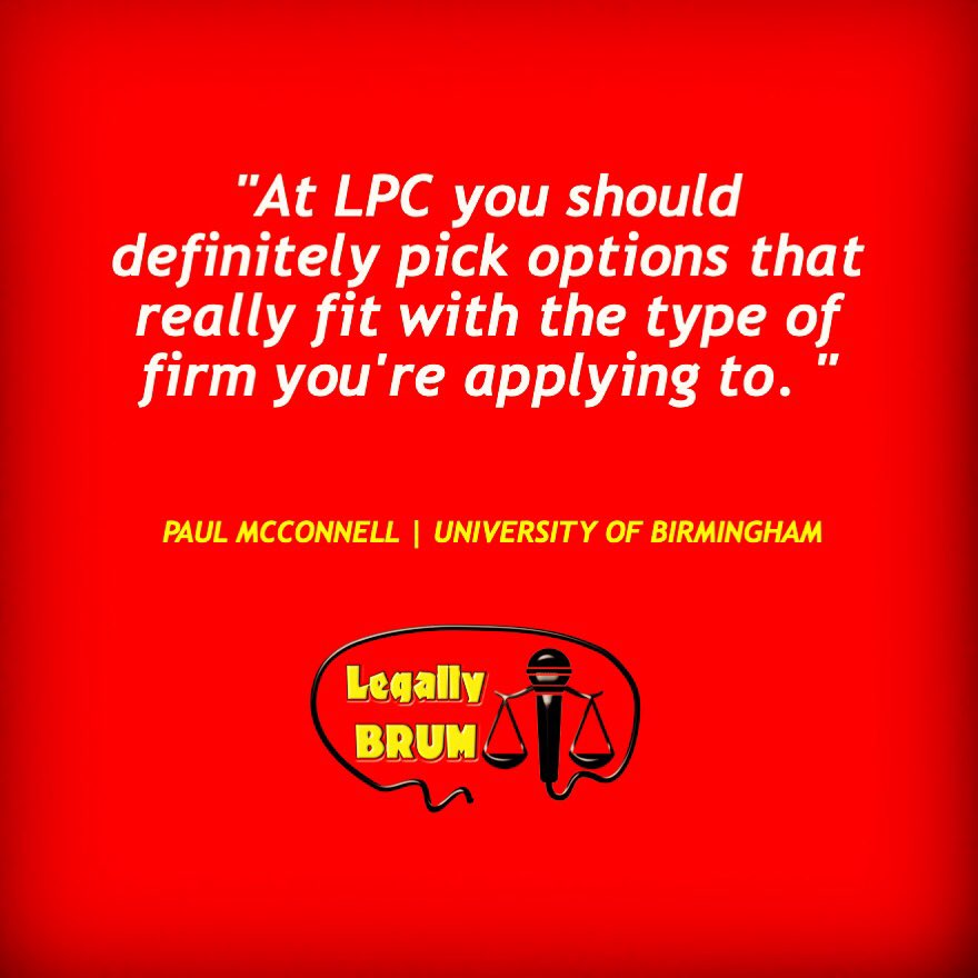 LegallyBrum's tweet photo. Calling all #lpcstudents ... many of you are approaching #elective time so donβt forget this #toptip provided by Paul McConnell from @bhamlaw!
Full interview with Paul can be found on our YouTube channel (link in bio) alternatively just search Legally Brum on YouTube! https://t.co/GsCx7xN3JL