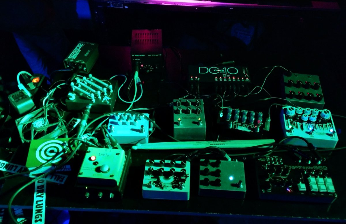DryLungsRecords's tweet photo. #equipment that was #used & #abused at my very #desctructive #feuersalamanderaufmarzipan #solo #live #performance yesterday at #au #vienna - #broke some #piezos & half the #blades of my #fan but it was well worth it! - #rockstar #attitude #harshnoise - #gearybusey #noise #wien https://t.co/bPbISC2O7O