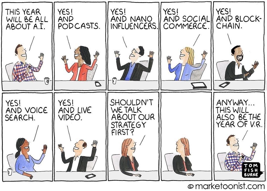 Benoit_Anger's tweet photo. #Marketing, #Digital : quelles tendances pour 2019 ? 😂
v/ @marketoonist &amp; @labordeolivier https://t.co/xZYR7c0mtw