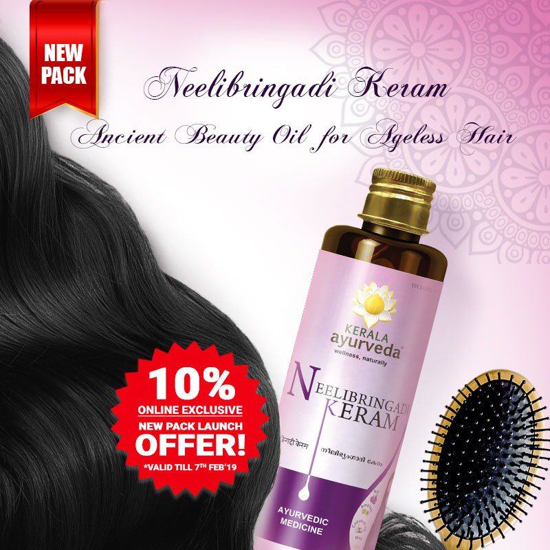 3 Natural Remedies to Avoid Greying of Hair Kerala Ayurveda Neelibringadi  Hair Oil  YouTube