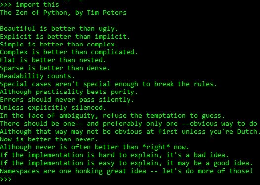 marambatanaka's tweet image. Who else thinks this is really cool. #zenofpython