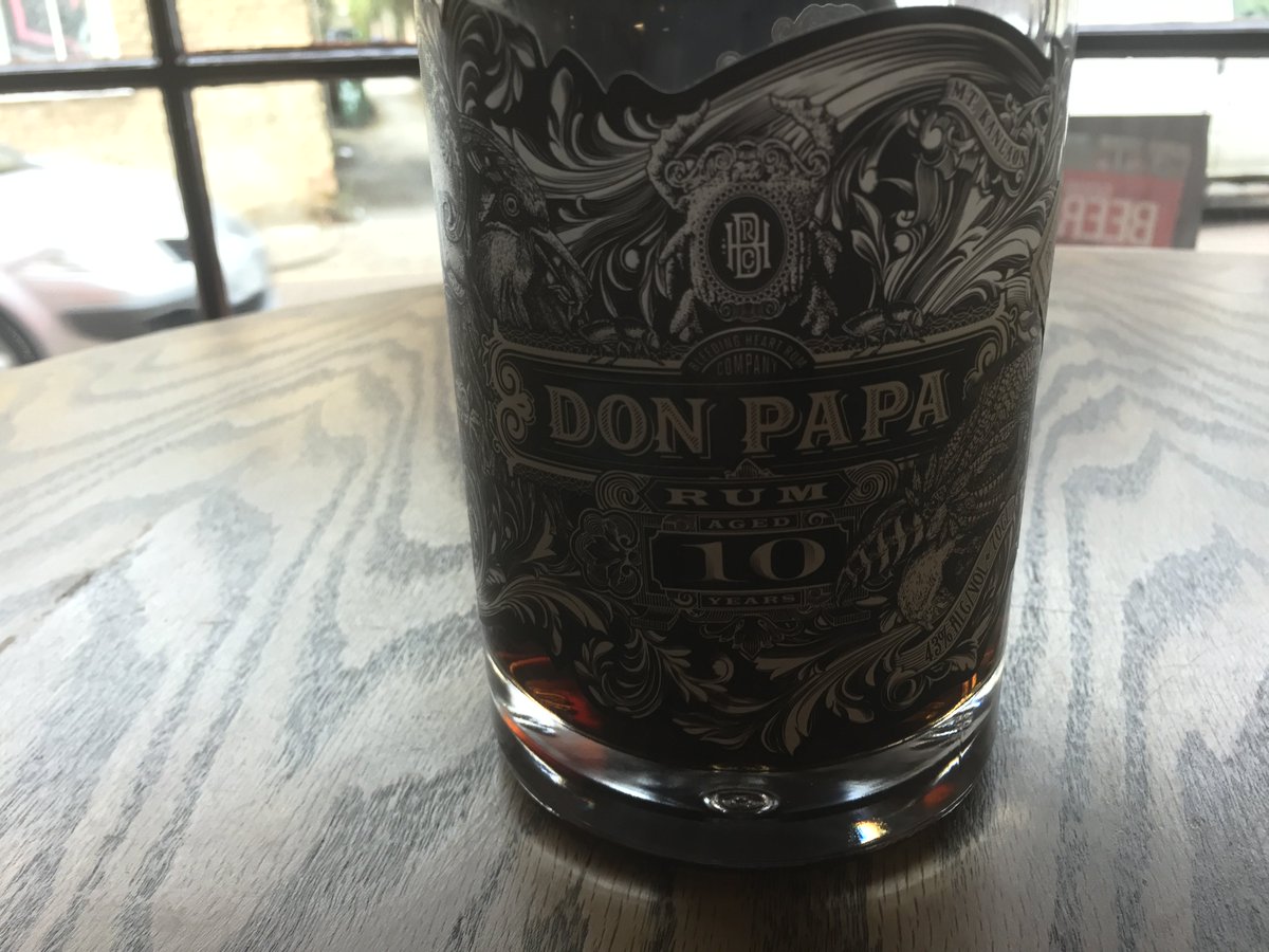 We have a treat for you this week, hailing from the Philippines, the amazing Don Papa  10y Rum, with a sweet and delicious flavour it is perfect with ginger beer and a slice of lime #rumoftheweek#DonPapa #thehopbine #cambridge