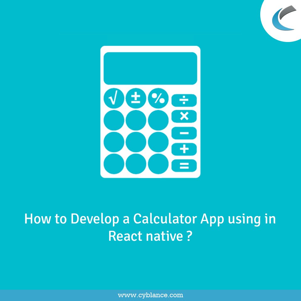 cyblance's tweet photo. How To Develop A Calculator App Using In React Native?Read out this article for more information .
https://t.co/tFdRhF7stj
#Cyblance #MobileApplication #SoftwareDevelopment #ReactNative #UI/UX #AndroidDevelopment #AndroidDevelopment https://t.co/WXbhJKAmXh