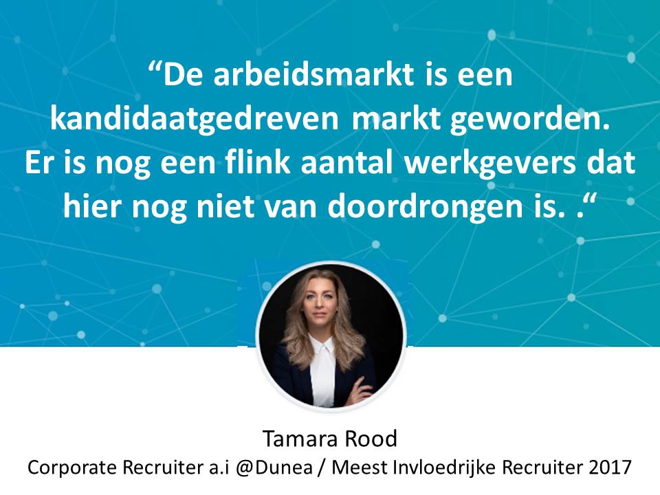 SollicitatieLAB's tweet photo. EEN GOED BEGIN 2019
Vandaag
@Tamararoodd
Meest Invloedrijke Recruiter
#MIR2017
"Nieuwe beroepen ontstaan niet zomaar. Dit gaat altijd geleidelijk, over de jaren verspreid."
"We zullen meer gaan selecteren op competenties en ontwikkelpotentieel"
https://t.co/Kf7TlyRmtr https://t.co/sHXNXKxD3i