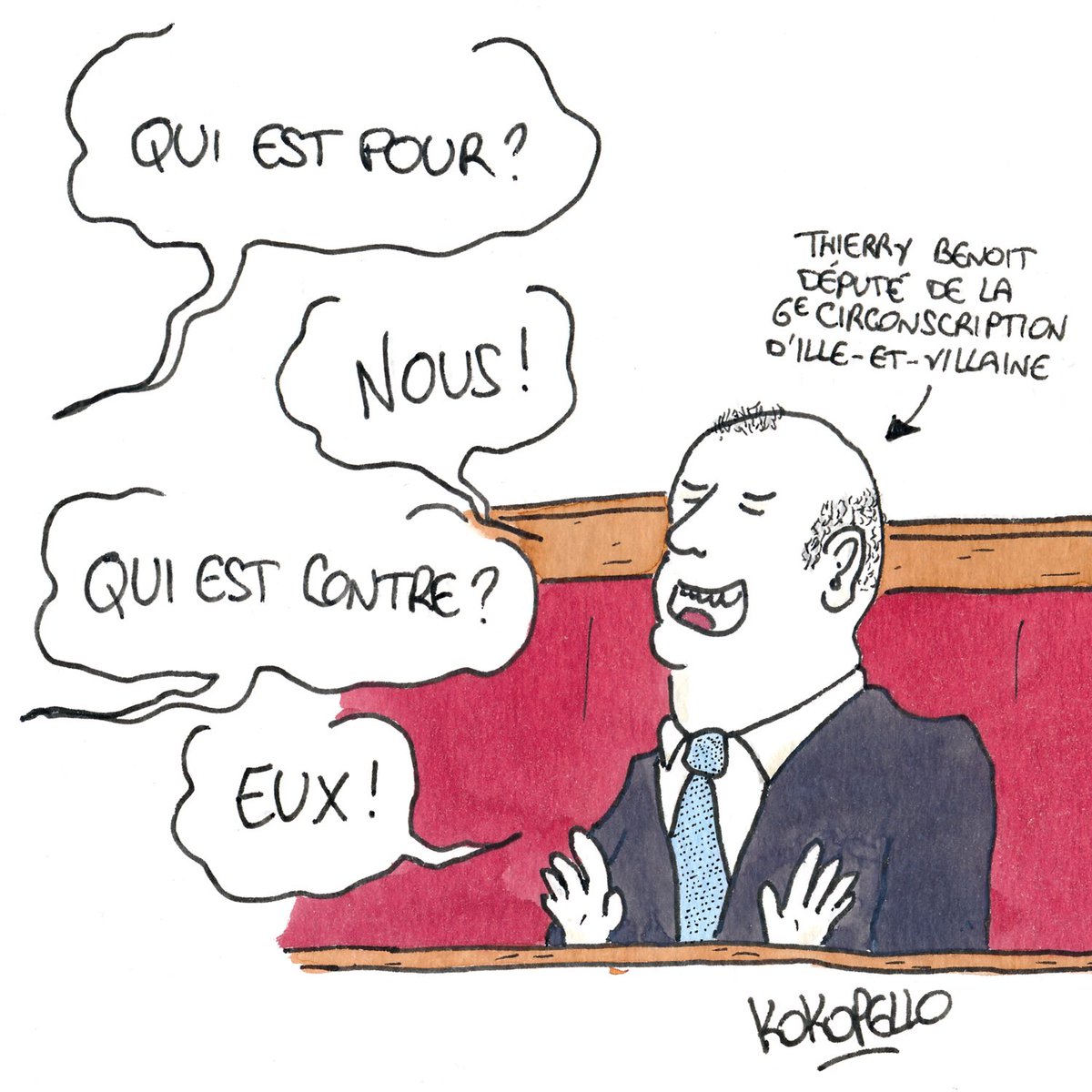Kokopello_BD's tweet photo. L’Assemblée Nationale est de retour au Festival International de la bande dessinée ! J’exposerai à cette occasion près d’une année de dessins dans les couloirs du Palais Bourbon ! ✏️✏️
@bdangouleme @AssembleeNat #FIBD #DirectAN https://t.co/YDHFHjfAKG