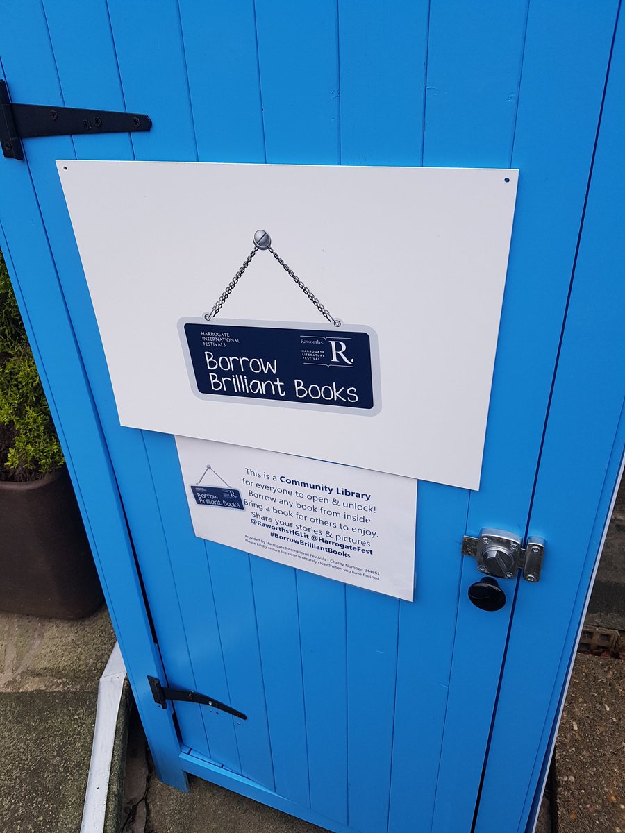 HarrogateFest's tweet photo. Look what some lovely person has left in our #minilibraries just waiting for you to find and join them on an adventure...@BlytonOfficial https://t.co/BjvZEClF9X