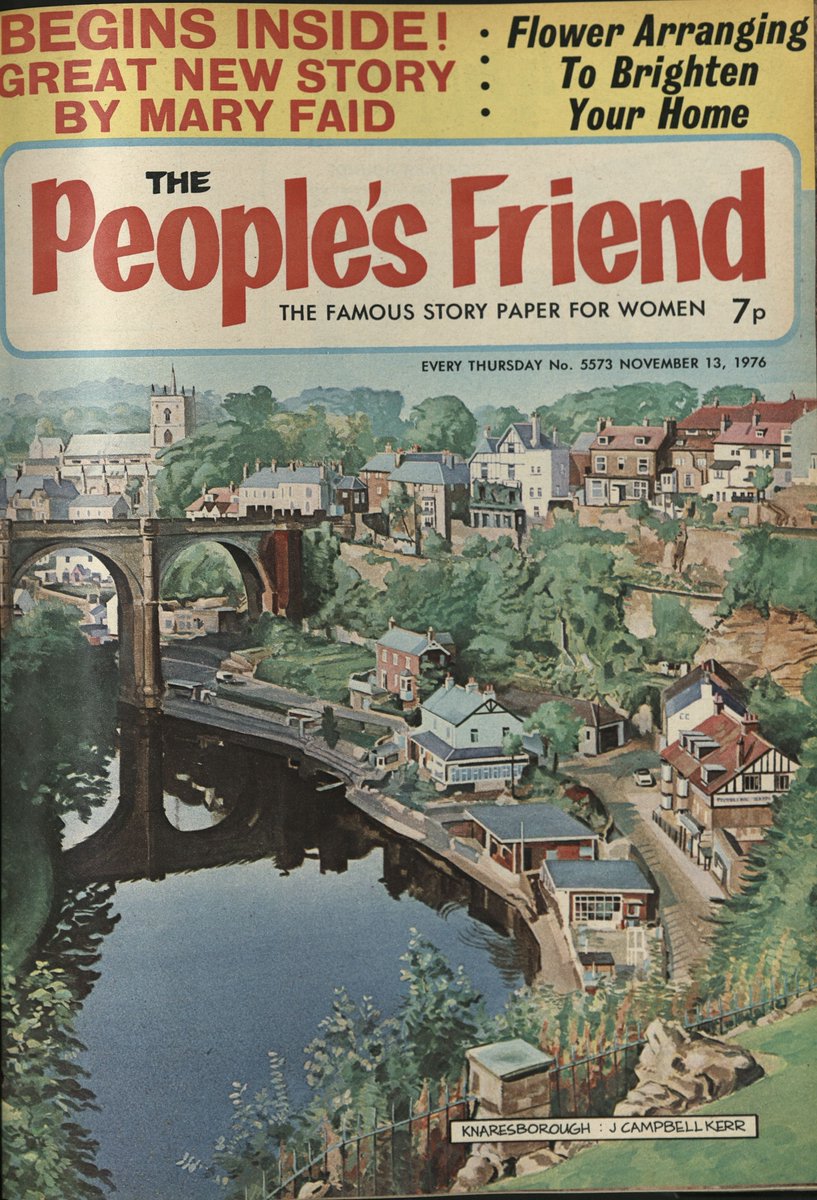 dct_media's tweet image. It’s finally here! As part of @TheFriendMag's 150th anniversary, we're celebrating by tweeting classic 'Friend' archive material for the next 2 weeks! Starting with a cover from 1976...how truly iconic are The People's Friend mag covers? #PF150
