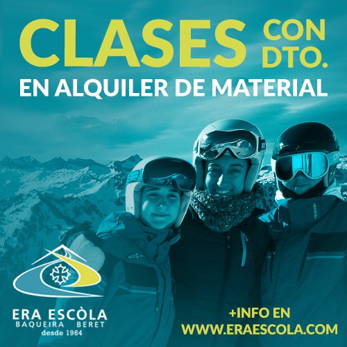 eraescola's tweet photo. Reserva tus clases en nuestras instalaciones de Ruda 1500 y obtendrás descuentos en alquiler de material. 
#siguenoslapista https://t.co/gJF4nHgDB3