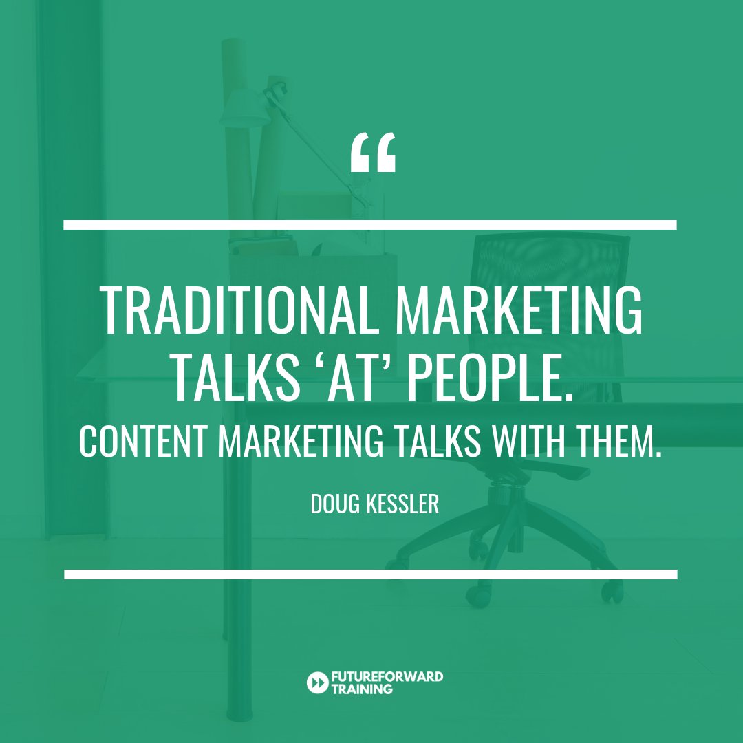 futureforwardme's tweet image. Is your marketing talking &apos;at&apos; your audience or &apos;with&apos; them?

#digitalmarketing #contentmarketing