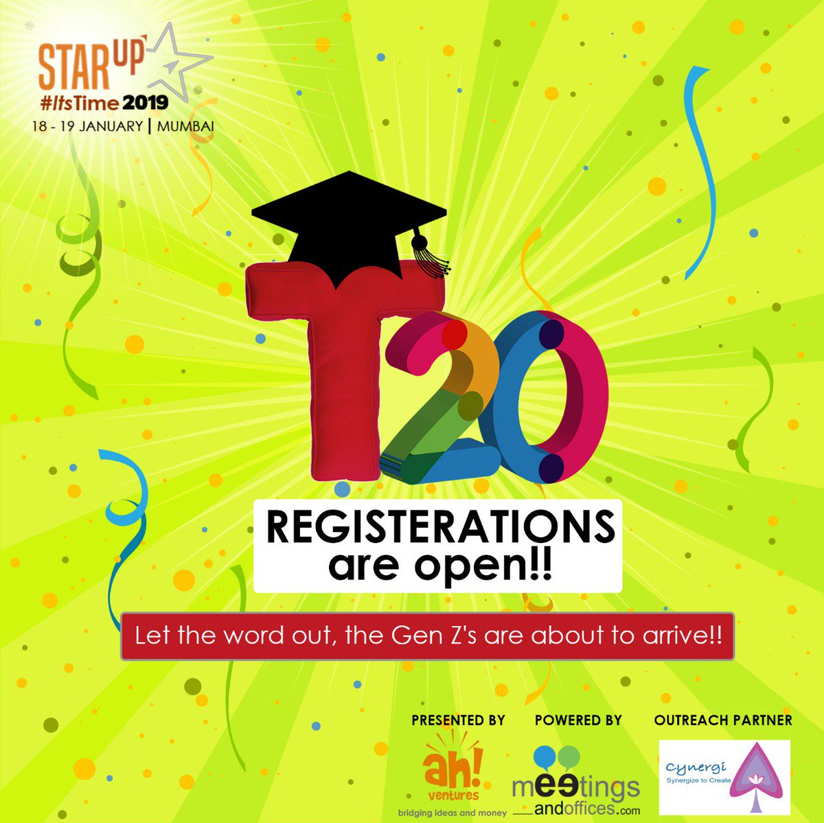 CynergiOrg's tweet photo. We are super excited! Cynergi is proud to collaborate with Starup summit as it's outreach partner and it's happening in Mumbai on18-19 Jan 2019.
#Startup #Cynergi #ahventures #entrepreneurs #Investors #Corporate #business https://t.co/1kFSC9tFKV