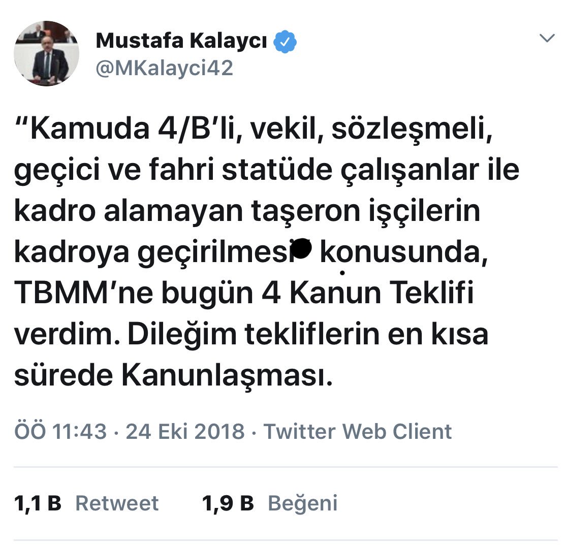 Faruk_Cebi's tweet photo. Kamu kurumlarında değişik statüde çalışanlara samimi gayretlerinizle büyük umut verdiniz.
Daimi kadroya geçmeleri için 
başlattığınız süreci tamamlayabileceğinize  yürekten inanmışlar.
Vereceğiniz müjdeyi de sabırsızlıkla bekliyorlar.
@MKalayci42 https://t.co/eswRVl7vj6