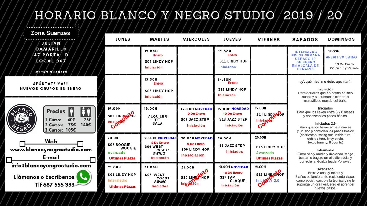 jappyswing's tweet photo. @blancoynegrostudio #swing #swingmadrid #swingmadridnight #lindyhop #lindyhopmadrid #lindyhoppers #lindyhopper #boogiewoogie #dancer #dance #dancers #blues #jazz #swingout #madrid #tap #claque #westcoastswing #blues Ven  a bailar con nosotros en Enero en este Nuevo Curso 2019/20 https://t.co/O940IQCwGQ