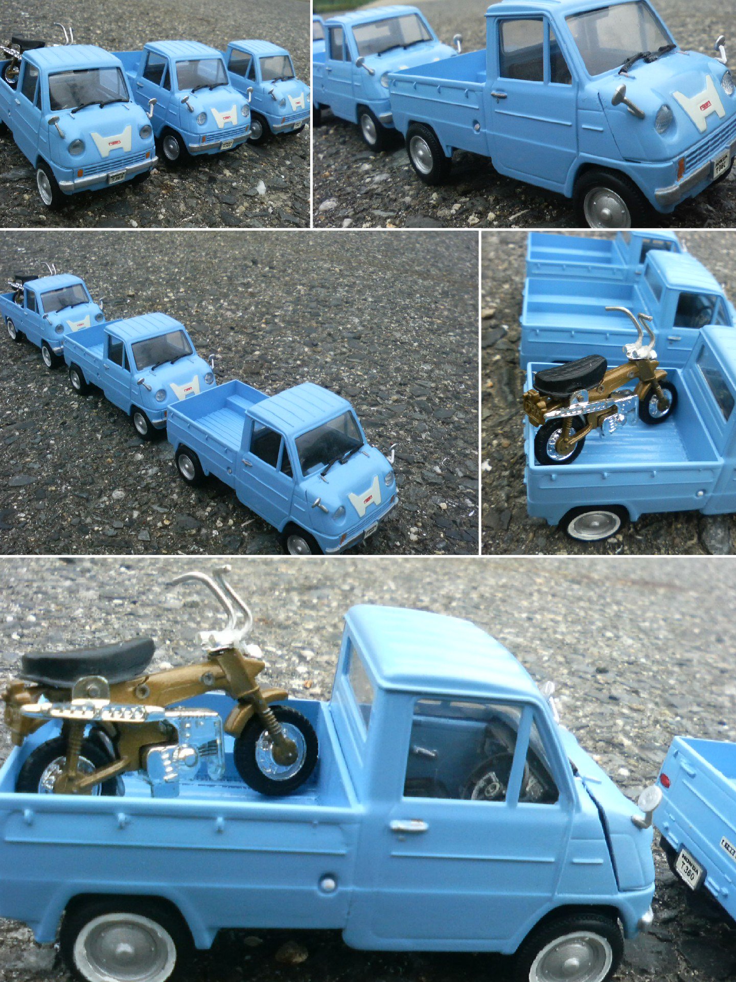 1/32・ホンダT360・昭和ジオラマ Amazon | 昭和レトロな風景 ジオラマ完成 ホンダT360 ケース付