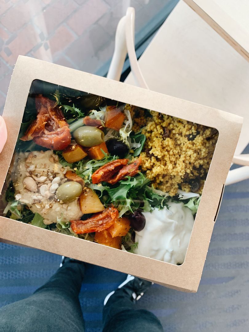 Our grab and go salads are now in fully compostable packaging, soon everything will be! 💚♻️ #GoodFood #Cardiff