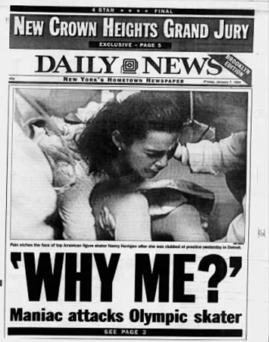 darrenrovell's tweet photo. Cover of the NY Daily News, 25 years ago today. https://t.co/FCiIeMu9Q5