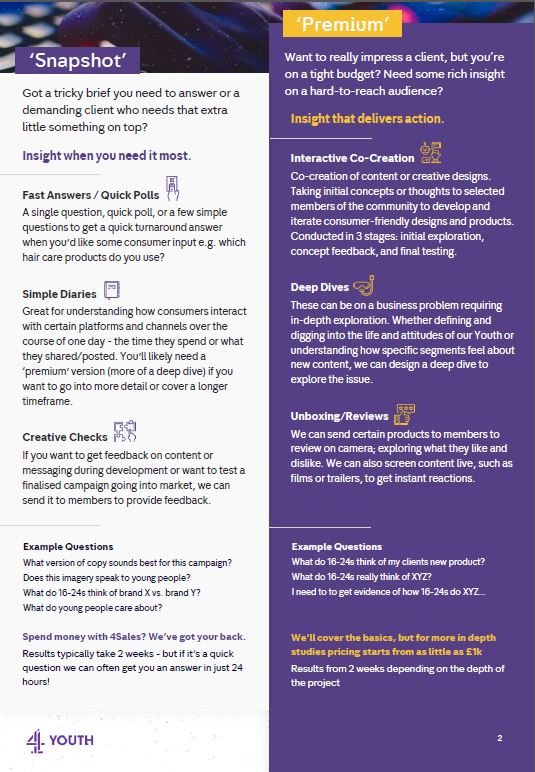 UKTribes's tweet image. Happy New Year everyone! 4Youth is back again! Check out our brand spanking new menu board to learn more about how we run our youth research and how we could help you. #youth #research #insight
