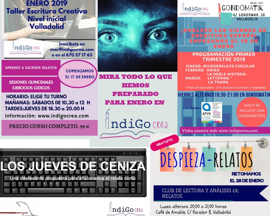 indigocrea's tweet photo. ¡Mira! Empezamos el 2019 con muchas actividades... https://t.co/izFz2Qugxc https://t.co/v52ZILvyt5
