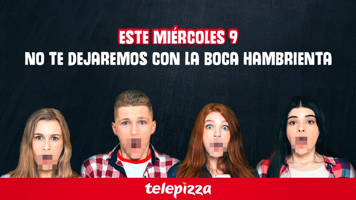 telepizza_es's tweet photo. Este miércoles, llega otra forma de disfrutar de Telepizza. ¡ATENTO! podrás ganar 🍕UN AÑO DE PIZZA GRATIS🍕 

¿Qué tendría que tener la nueva Telepizza para dejarte sin palabras? 🤔 https://t.co/g855F0eq5x