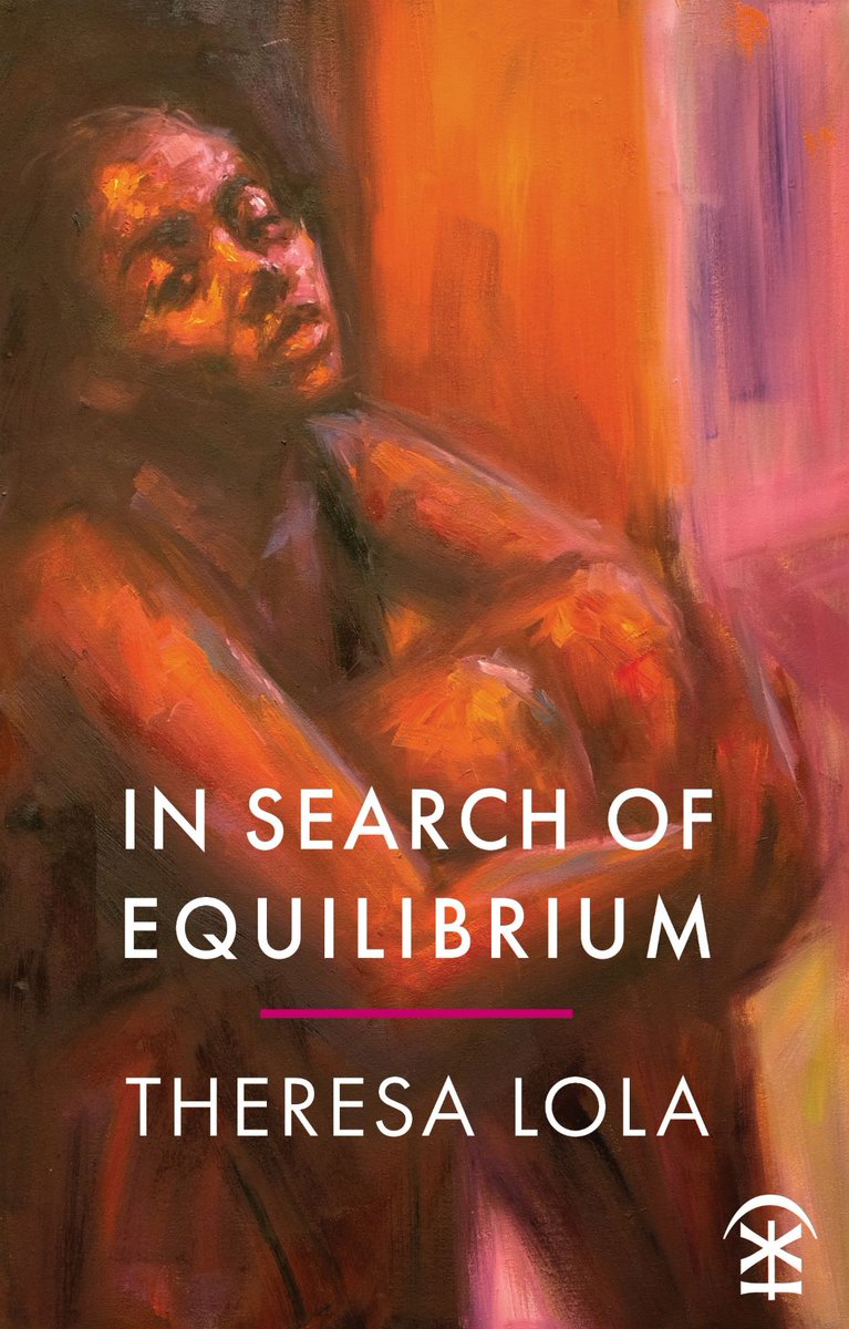 We are so thrilled to reveal the cover for our first #poetry collection of 2019 (and our 80th Nine Arches book) the stunning 'In Search of Equilibrium' by <a href="/theresa_lola/">Theresa Lola</a>  
Published on 28 February this striking debut is available to pre-order now ow.ly/Xe1F50k6mXL