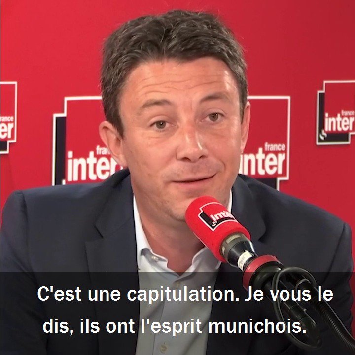 France Inter on Twitter ""Ils ont l'esprit munichois" Pour Benjamin