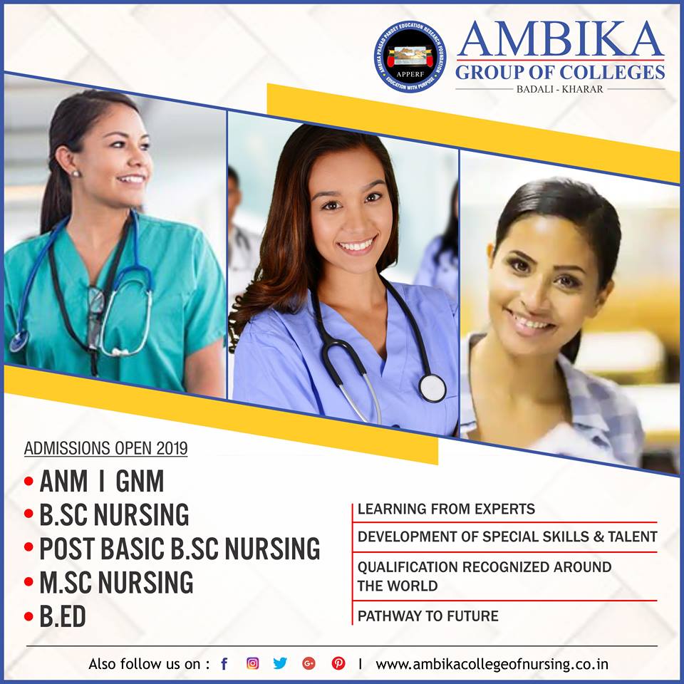 ambikacollege's tweet photo. #ThinkProfessional #ThinkAGCBadali
#GNM #AdmissionsOpen2019 #AmbikaGroupofColleges #Badali #Kharar #BestNursingCollege #NursingCollege #Mohali #AGC #NursingInstitute #BestNursingInstitute
To know more call 98880 87905 or explore https://t.co/JSVTjSWSUo https://t.co/KxmwPfbTiQ