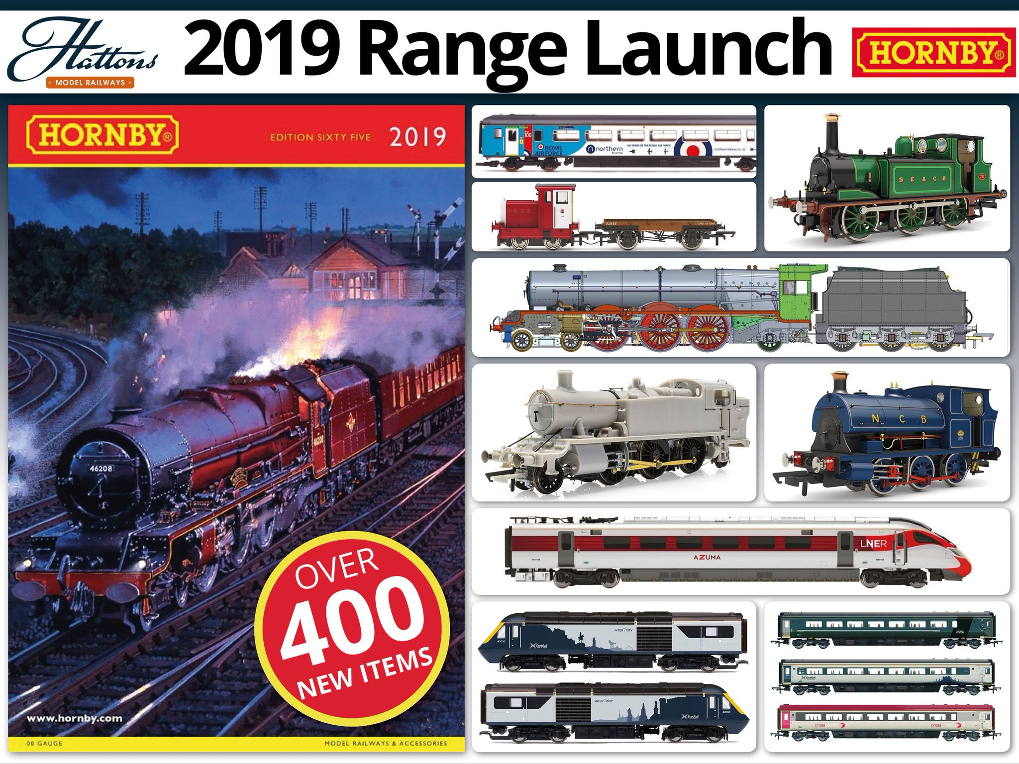Hattons Model Railways a Twitter "Hornby's 2019 Range has been