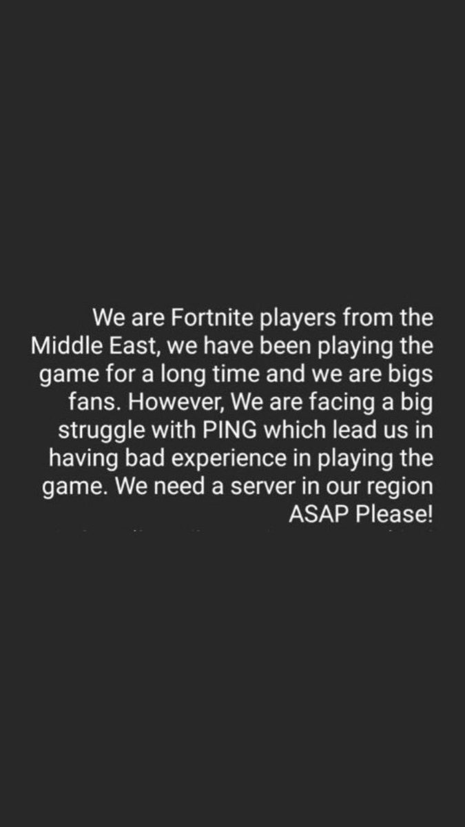to1q1's tweet photo. #FortniteMiddleEastServers https://t.co/qlcfZVy4nQ