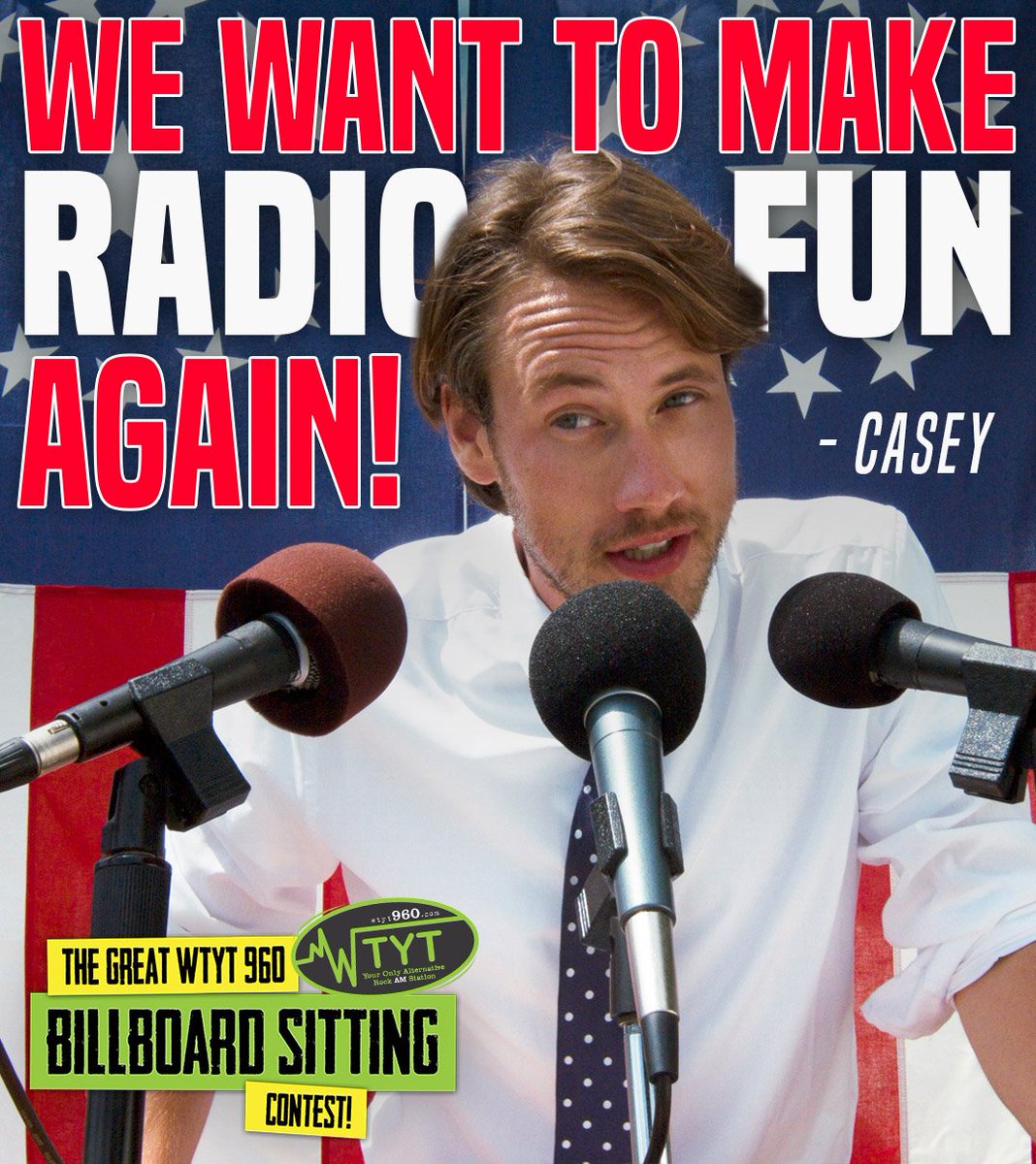 Help us revive the golden age of WACKY RADIO CONTESTS! 📻 On 2/1/19 the 4 lucky #BillboardSitters climb our billboard for the chance to WIN BIG! Like MOBILE HOME and $96K BIG! 💰🏠 Tune in to see who will live up there the longest and win it all... bit.ly/2LQCgfn