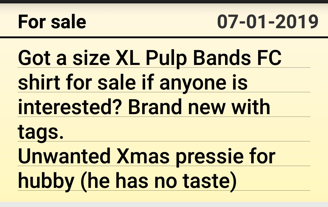 natwyles83's tweet image. Hi everyone. DM me if you're interested!
Please help @_Bands_FC 
#BandsFC #pulp
#disco2000 #Sheffield