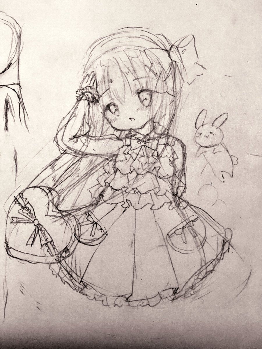 お洋服可愛く描けたかな? 