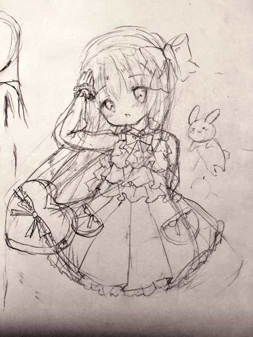 お洋服可愛く描けたかな? 