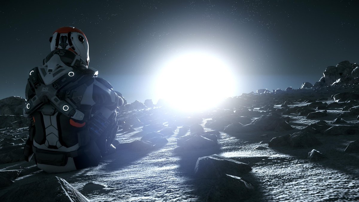 Moment contemplatif après beaucoup d'agitation, le calme qui fait toujours plaisir. #StarCitizen