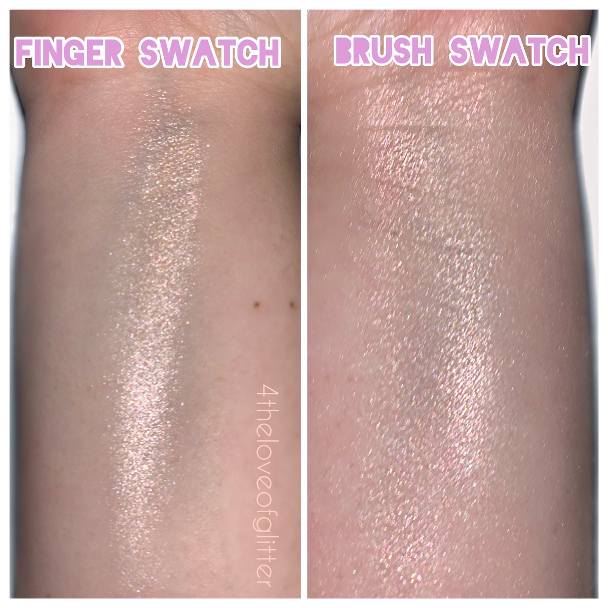 4loveofglitter's tweet image. Who doesn’t love a good highlighter? Swatches of @Maybelline @NikkieTutorials inspired Master Chrome highlighter! #maybelline #nikkitutorials #highlighter