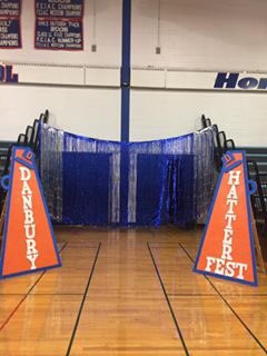 Calling on our DHS football players to help us set up for our DHS Cheer Fest.  Set up is this Friday evening starts at 5:30.  💙🧡💙🧡 Hatter Fest is Saturday!!  Thank you Coach Tiere for spreading the word already!! #DHS #DanburyPride