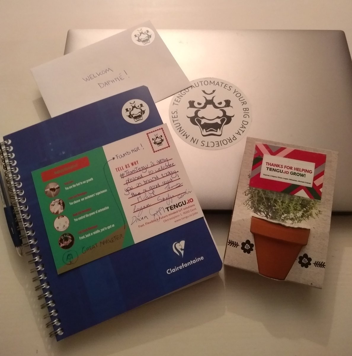 DaphneDeTroch's tweet photo. Wat een erg leuke maandag! #eerstewerkdag @TenguPaaS https://t.co/PeBd7TIOi0