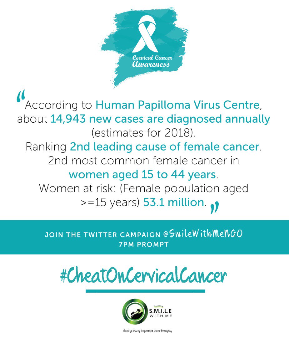 chef_amakaa's tweet image. OK, let&apos;s leave food for now and talk about our health. 
Ladies, Cervical Cancer is Real, and is transmitted through sex and condoms do not prevent it. Lets get checked and Get vaccinated! 

#CheatonCervicalCancer