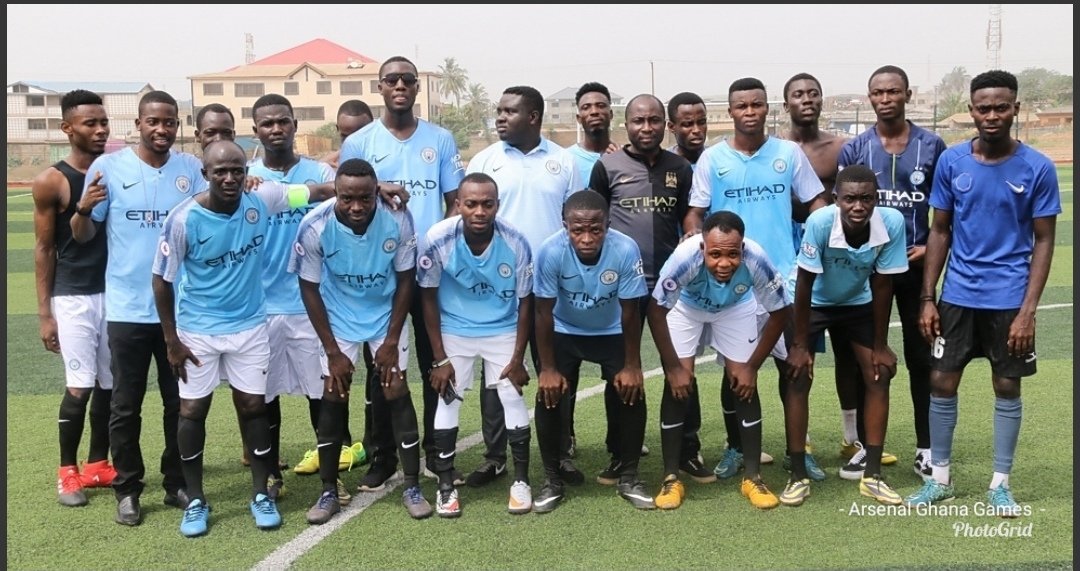 ASCGhana's tweet photo. Thanks to all the participating teams @bluearmygh, 4Syte 4 Life, 
Final Whistle 11, @GhanaCityzens, @gh_reds, @GhanaSpurs &amp; Sports Insight for helping make the 10th Anniversary Games a success. We are heavily indebted to you all.
#ArsenalGhana🇬🇭
#AGG2018
#ArsenalGhanaGames https://t.co/EvZU0wa14z