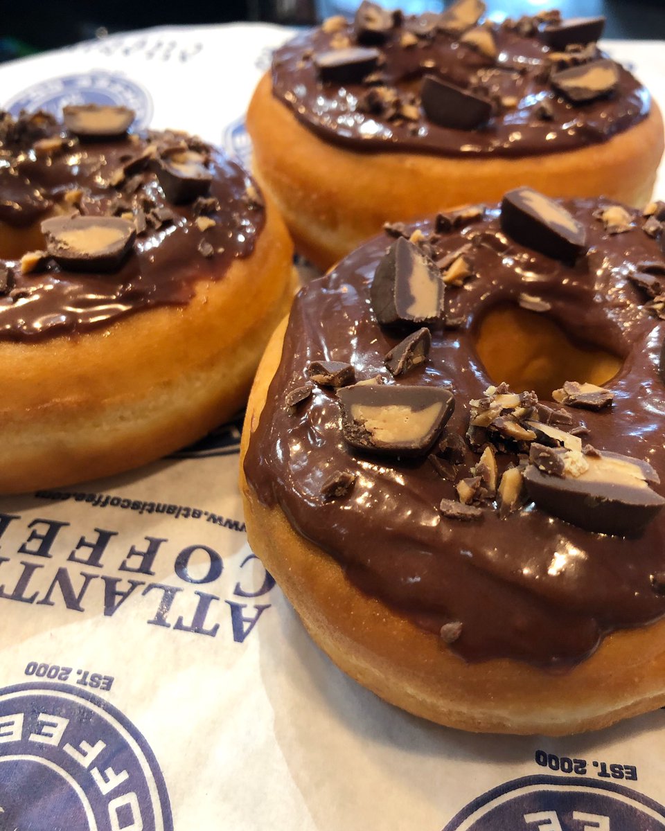 Peanut butter cup donuts today! #AtlantisCoffee #FeelTheUrbanEnergy