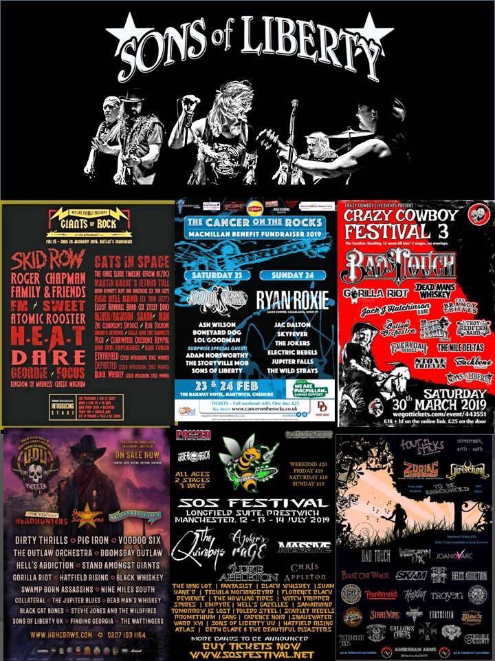 2019 is shaping up nicely.... more to come yet @NWOCR2017 @SarahFurbey @radiohrh @hrhmag @crazycowboylive @SkyfirePR @SOS_Festival #southernrock