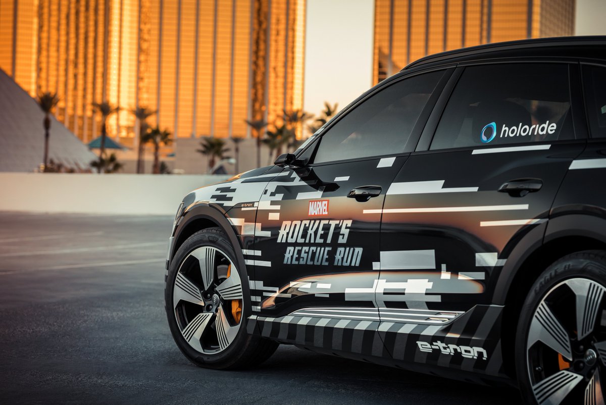 Audi turns the car into a virtual reality experience platform at CES: https://audi.us/2H1Wu6Y