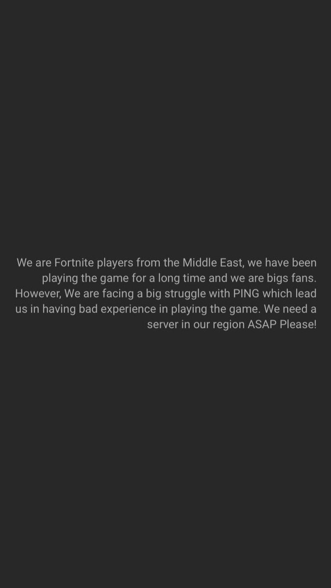 uLQ3yRn9fAll8Fi's tweet photo. رتويت واعجاب قدد ماتقدر #FortniteMiddleEastServers https://t.co/0Zc1Msoika