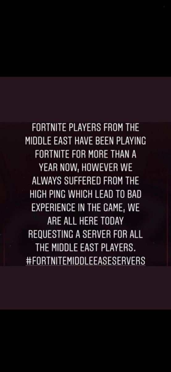 hFe0cwsTe7bdt1f's tweet photo. #FortniteMiddleEastServers

نبغا سيييرفرات https://t.co/CPqGOvrKa5
