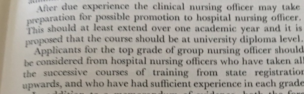 maxwele2's tweet image. Platt report 1964 recommends hospital potential Chief Nurses undertake a one year, university diploma preparation. Imagine that ⁦@RMayNurseDir⁩ ? #workforceplan
