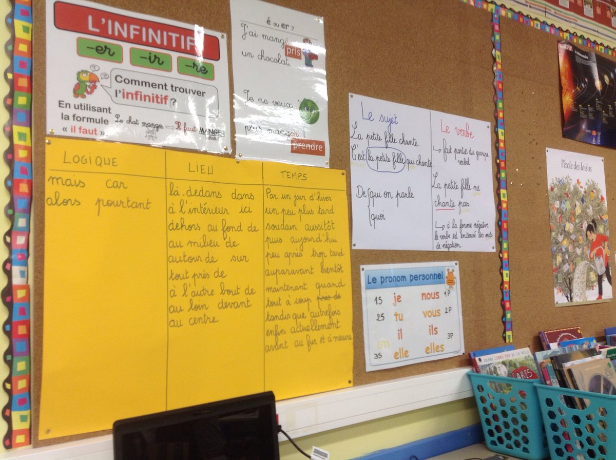 ce2cm_bil's tweet photo. Dans la classe nous avons des affiches pour nous aider. Manon Enora #Tweetreporter https://t.co/2Xu4tgwtG3
