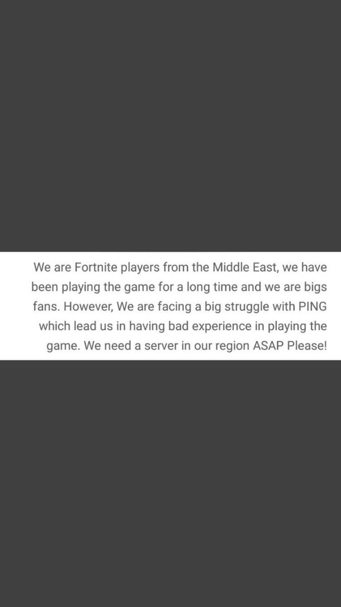 irbll_'s tweet photo. #FortniteMiddleEastServers
حطو رتويت على شان تروح الترند في الهاشتاق https://t.co/ECkTarkCsh