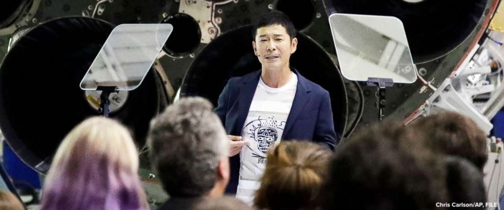 ABC's tweet photo. Japanese billionaire Yusaku Maezawa pens most retweeted post of all time after offering cash to random Twitter users. https://t.co/uI3VZSBUdX https://t.co/IkXVpKMHvR