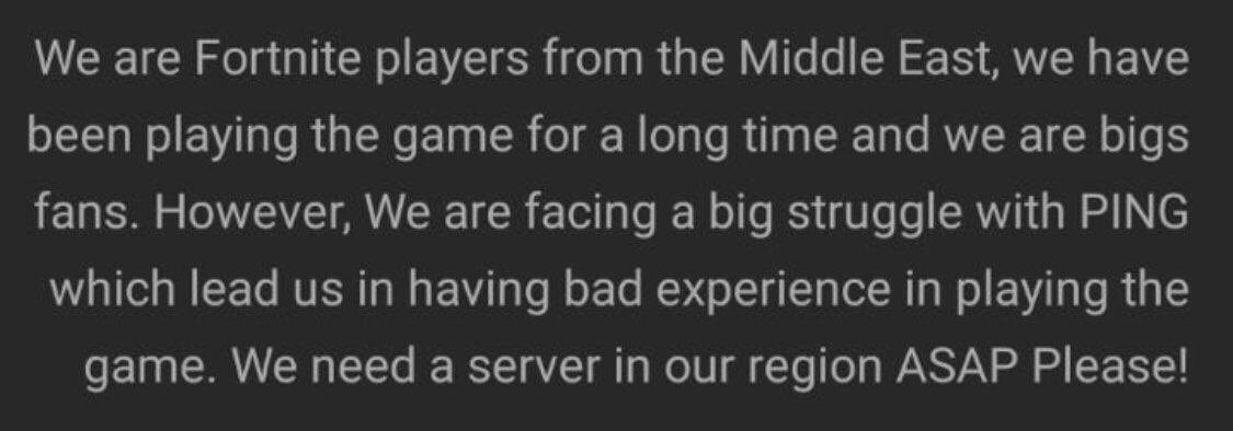 Dow91053016's tweet photo. Ined servar Aradec😡 eipcgaem
نبو سيرفرات عربيه 😡ايبك قيم 
#FortniteMiddleEastServers https://t.co/FKuOWvkZdY