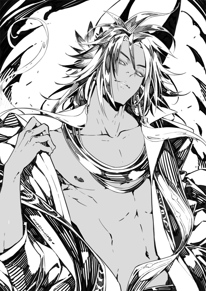 Sketchy inks commission for @erebun11
Character name: Dzohir!
It was such an honor to draw this guy!!!