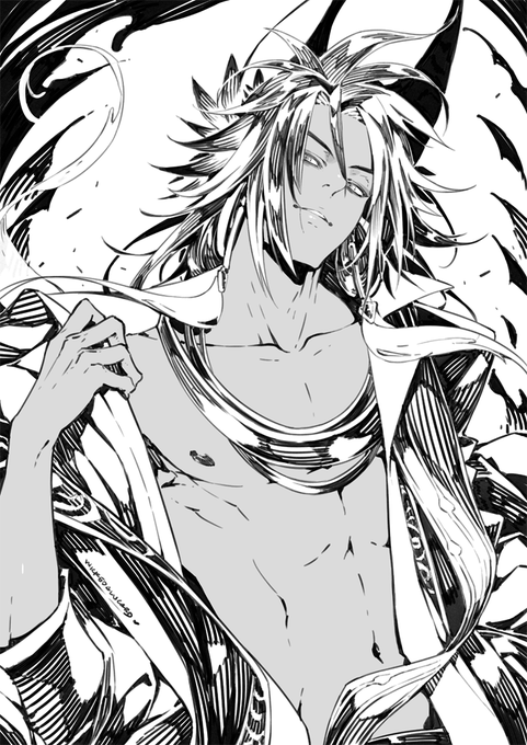 Sketchy inks commission for @erebun11 

Character name: Dzohir!

It was such an honor to draw this guy!!! 